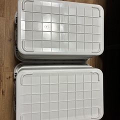 無印良品 ポリプロピレン頑丈ボックス 大 旧モデル　2個セットの画像