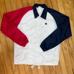 【Champion】ナイロンジャケット コーチジャケットMサイズの画像