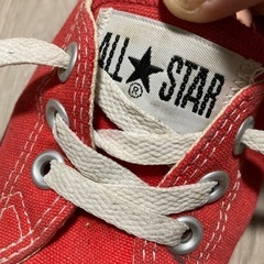 converse🔴オールスタースニーカー23センチの画像