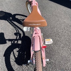 【18インチ・ピンク】子供用自転車 譲ります（2023年購入）の画像