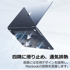 MacBook Air M2 15インチ用クリアカバー（新品）の画像