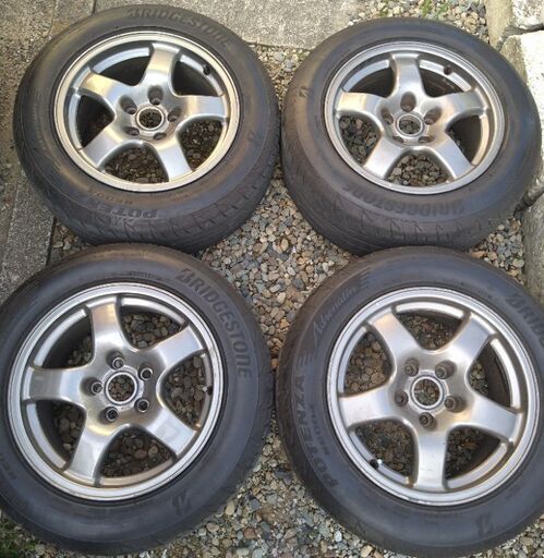 BNR32 GT-R 純正ホイール16インチ 8J +30 ポテンザ RE004225