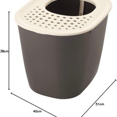 【決まりました】【0円】【未使用】猫用トイレの画像