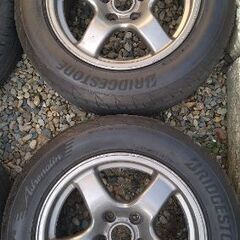 BNR32 GT-R 純正ホイール　16インチ 8J +30 ポテンザ RE004　225/55R16　流用にもの画像