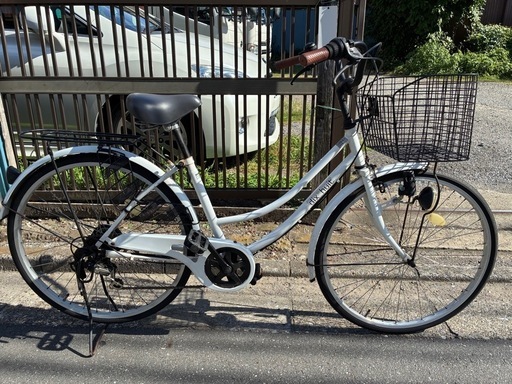 引き取りのみ　自転車　中古　26インチ　変速ギア有り 引き取りのみ 自転車 中古 26インチ 変速ギア有り - メルカリ