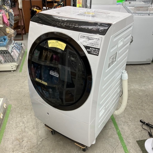 中古品　ドアキズ有り　日立　BD-SX110FL 2021年製　ドラム洗濯乾燥機　公田店