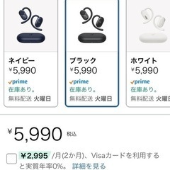 Anker Soundcore V20i  ワイヤレスイヤホン　新品未開封の画像