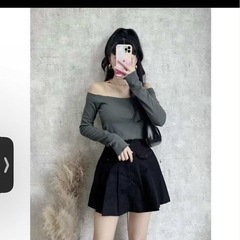 (未使用)女性向けのスコート半ズボンの画像