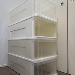 【無料】PP衣装ケース1～4個の画像