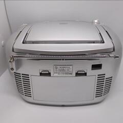 コイズミ CDラジカセ AM/FM ワイドFM対応 シルバー SAD-4944の画像