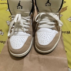 NIKE エアジョーダン1 Low se 茶色28センチ　　スニーカーの画像