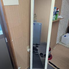 全身鏡　白の画像