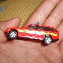 メーカー不明　消防車　ミニカーの画像