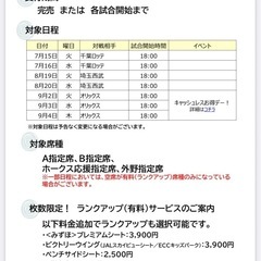 ソフトバンクホークス公式戦　事前予約カードの画像