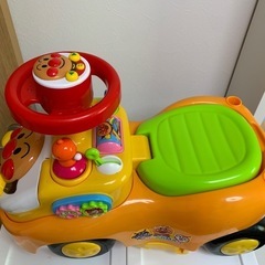 アンパンマン よくばりビジーカー 押し棒+ガード付きの画像