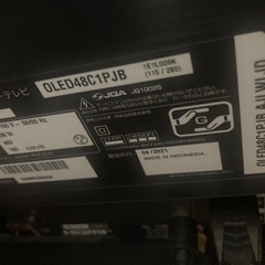 LG  OLED 4Kテレビ 48インチ　ゲームも映画も画面共有も高画質多機能高性能の画像