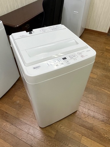 激安洗濯機!! 2022年 4.5kg ヤマダ YWM-T45H1 全自動電気洗濯機