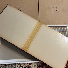 箱入り未使用　写真アルバム　２冊　かわいい布表紙の画像