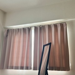 ニトリ 遮光二重カーテン2枚セットの画像