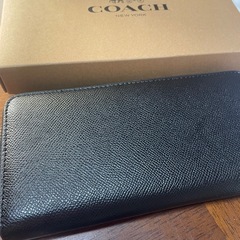 新品未使用♥️COACH長財布 ブラックC3441 付属品あり💓‪の画像