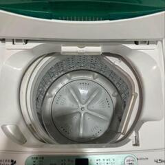 ②美品★安心の日本メーカー　ヤマダ電機製　全自動洗濯機4.5kg　2017年　配送お手伝い可の画像