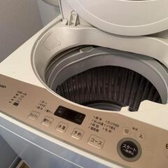 ⑤大容量★超美品★最新式・安心の日本メーカー製　シャープ　洗濯機　6.0kg 配送お手伝い可能の画像