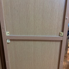 カラーボックス　扉付きの画像