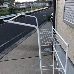 ニトリ 洗濯機ラック※パーツ不足していますの画像