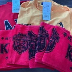 鹿実　タオル　服の画像