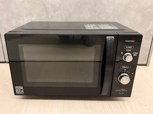 TOSHIBA ER-S17E6 電子レンジ 東芝TOSHIBA 電子レンジ黒ER-S17E6 (seika) 石刀のキッチン家電