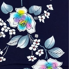 薔薇紋様浴衣の画像