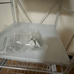 無印良品スチールラックの画像
