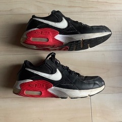 エアマックスNIKE AIR MAX 25.5センチ  赤／黒　スニーカーの画像