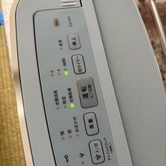 【ジャンク品】SHARP/シャープ 衣類乾燥 除湿機 CV-H71-W ホワイト プラズマクラスター搭載 2018年製 の画像