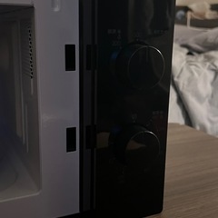 電電子レンジ（黒）の画像