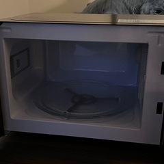 電電子レンジ（黒）の画像
