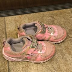 靴　女の子　17センチ　瞬足の画像