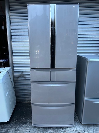 HITACHI 2014年式 6ドア 冷凍冷蔵庫 475L 動作確認済