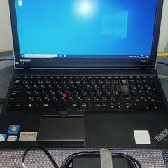 動作品　15.6インチノートパソコン　メモリ４GB　HDD256GB　lenovo E520の画像
