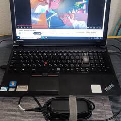 動作品　15.6インチノートパソコン　メモリ４GB　HDD256GB　lenovo E520の画像