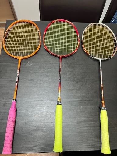 バドミントンラケット3本