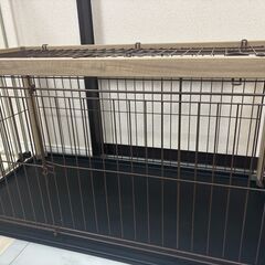 リッチェル、美品　犬のケージ110‐60　屋根面セットの画像