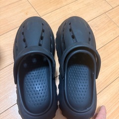 26.5cm】厚底EVAサンダル 黒 ほぼ未使用 の画像