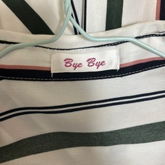 #ByeBye #ストライプシャツ マルチカラー レディースの画像