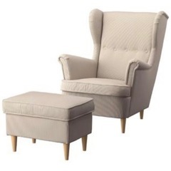 IKEAの1人掛けソファーセットの画像