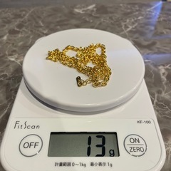 18金 K18刻印入りネックレス13g の画像