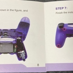 ◆Mungowu マルチカラー発光十字、キーサムスティックフェイスボタン、PS4コントローラー用LED改造キット◆の画像
