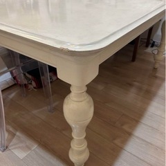 アメリカン家具　伸長式ダイニングテーブルの画像