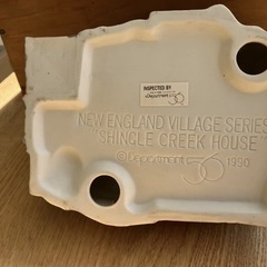 11133😺置物　家　NEW ENGLAND VILLAGE SERIES SHINGLE CREEK HOUSE 1990 ドールハウスの画像
