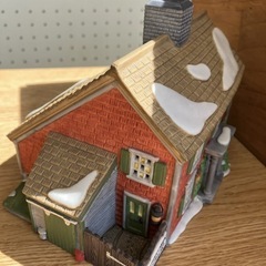 11133😺置物　家　NEW ENGLAND VILLAGE SERIES SHINGLE CREEK HOUSE 1990 ドールハウスの画像